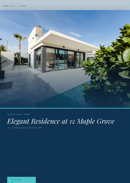 Seafoam Coast Booklet real estate brochure template, a multi-page booklet layout made with ListifyPDF